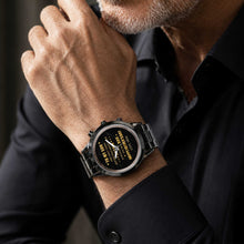Load image into Gallery viewer, Personalized Custom Men's Watch Gift for Son with Message