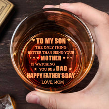 Load image into Gallery viewer, Personalized Engraved Whiskey Glass Unique Gift for Son Dad
