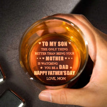 Load image into Gallery viewer, Personalized Engraved Whiskey Glass Unique Gift for Son Dad