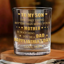 Load image into Gallery viewer, Personalized Whiskey Glass Custom Monogram Gift for Son