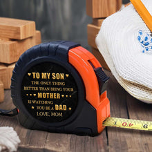 Load image into Gallery viewer, Personalized Tape Measure Gift for Son Custom Message Durable Tool