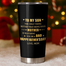Load image into Gallery viewer, Personalized Stainless Steel Tumbler Custom Gift for Son