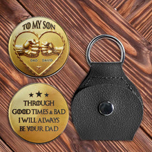 Load image into Gallery viewer, Personalized Custom Pocket Hug Gift for Daughter Fist Bump Heart Token