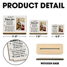 Load image into Gallery viewer, Personalized Custom Wood Plaque for Son with Hearts & Butterflies