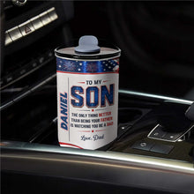 Load image into Gallery viewer, Personalized 10oz Tumbler Custom Name Patriotic Gift for Son