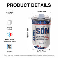 Load image into Gallery viewer, Personalized 10oz Tumbler Custom Name Patriotic Gift for Son