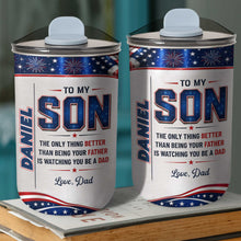 Load image into Gallery viewer, Personalized 10oz Tumbler Custom Name Patriotic Gift for Son