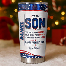 Load image into Gallery viewer, Personalized 20oz Stainless Steel Tumbler Custom Gift for Dad