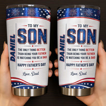 Load image into Gallery viewer, Personalized 20oz Stainless Steel Tumbler Custom Gift for Dad