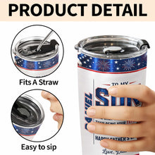 Load image into Gallery viewer, Personalized 20oz Stainless Steel Tumbler Custom Gift for Dad