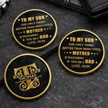 Load image into Gallery viewer, Personalized Commemorative Coin Custom Keepsake Gift for Son