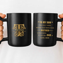 Load image into Gallery viewer, Personalized Wrench Handle Coffee Mug Custom Name Gift for Son