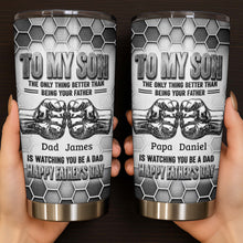 Load image into Gallery viewer, Personalized 20oz Stainless Steel Tumbler Gift for Son - Father's Day