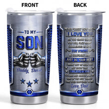 Load image into Gallery viewer, Personalized Stainless Steel Tumbler Custom Gift for Son