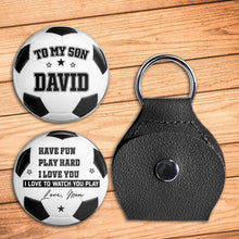 Load image into Gallery viewer, Personalized Custom Pocket Hug Token for Son with Message