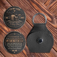 Load image into Gallery viewer, Personalized Pocket Hug Token for Son Custom Message Gift