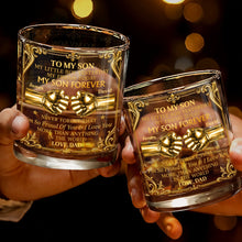 Load image into Gallery viewer, Personalized Custom Whiskey Glass Fist Bump Gift for Son