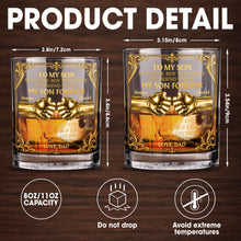 Load image into Gallery viewer, Personalized Custom Whiskey Glass Fist Bump Gift for Son