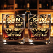 Load image into Gallery viewer, Personalized Custom Whiskey Glass Gift for Son | Dad & Family