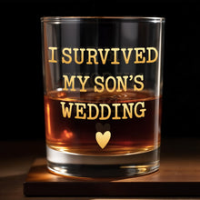 Load image into Gallery viewer, Personalized Custom Whiskey Glass Gift for Son Wedding Day