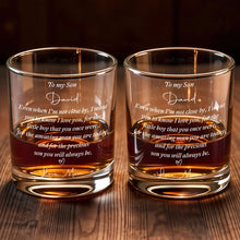 Load image into Gallery viewer, Personalized Custom Whiskey Glass for Son – Unique Gift Idea