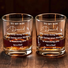 Load image into Gallery viewer, Personalized Custom Whiskey Glass Gift for Dad | Father's Day