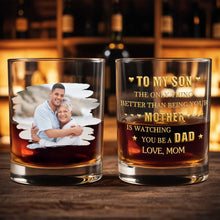 Load image into Gallery viewer, Personalized Custom Photo Whiskey Glass Gift for Son