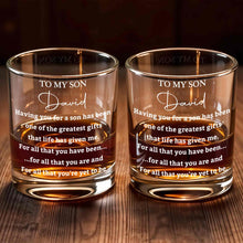 Load image into Gallery viewer, Personalized Whiskey Glass Custom Name Gift for Son