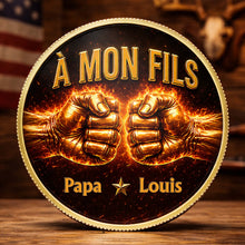 Load image into Gallery viewer, Personalized Commemorative Coin Custom Name Gift for Son