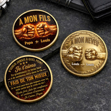 Load image into Gallery viewer, Personalized Commemorative Coin Custom Name Gift for Son