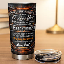 Load image into Gallery viewer, Personalized 20oz Stainless Steel Tumbler for Son Love Note Gift