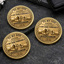 Load image into Gallery viewer, Personalized Commemorative Coin for Son Custom Photo Gift