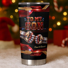 Load image into Gallery viewer, Personalized 20oz Stainless Steel Tumbler Gift for Son