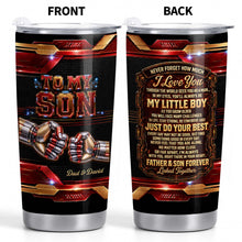 Load image into Gallery viewer, Personalized 20oz Stainless Steel Tumbler Gift for Son