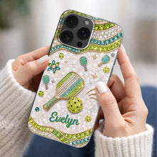 Load image into Gallery viewer, Personalized Clear Phone Case for Pickleball Lovers - Custom Name Gift