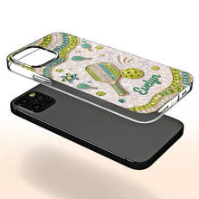 Load image into Gallery viewer, Personalized Clear Phone Case for Pickleball Lovers - Custom Name Gift