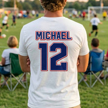 Load image into Gallery viewer, Personalized Soccer Ball Custom Jersey T-Shirt Gift for Him