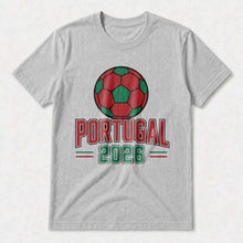 Load image into Gallery viewer, Personalized Portugal Football T-Shirt Custom Name & Number Gift