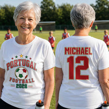 Load image into Gallery viewer, Personalized Portugal Football Custom Name Soccer Ball Gift