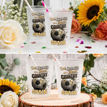 Load image into Gallery viewer, Personalized Frosted Cups Custom Name Gift for Soccer Lovers