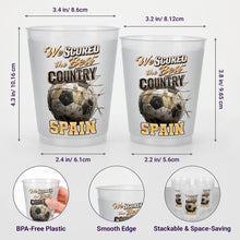 Load image into Gallery viewer, Personalized Frosted Cups Custom Name Gift for Soccer Lovers