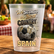 Load image into Gallery viewer, Personalized Frosted Cups Custom Name Gift for Soccer Lovers