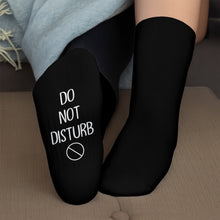 Load image into Gallery viewer, Personalized Do Not Disturb Soccer Ball Graphic Crew Socks Gift