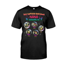 Load image into Gallery viewer, Personalized Turtley Awesome Nana T-shirt Custom Family Gift