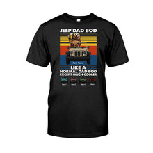 Load image into Gallery viewer, Personalized Jeep Dad Bod T-shirt & Hoodie Custom Name Gift