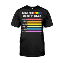Load image into Gallery viewer, Personalized LGBT Pride T-shirt & Hoodie with Custom Name