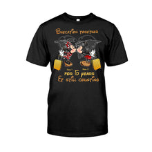 Load image into Gallery viewer, Personalized Couple Travel T-shirt & Hoodie Custom Name Gift