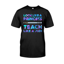 Load image into Gallery viewer, Personalized Teacher T-shirt Look Like a Princess Gift