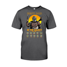 Load image into Gallery viewer, Personalized Best Dad In The Galaxy T-shirt & Hoodie Gift