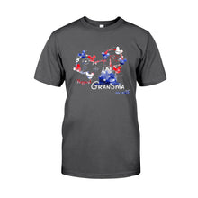 Load image into Gallery viewer, Personalized Happiest Grandma Independence Day T-shirt & Hoodie Gift